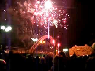 Welcome to Albenga 2011 - Capodanno, fuochi d artificio dal ponte E. Viveri  foto 