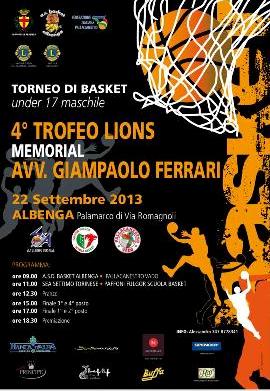 4° Trofeo Lions ad Albenga. foto 